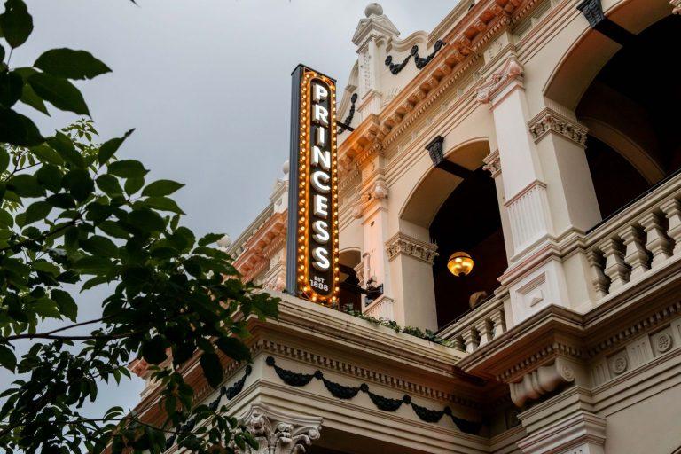 The Princess Theatre Brisbane heritage facade and balcony