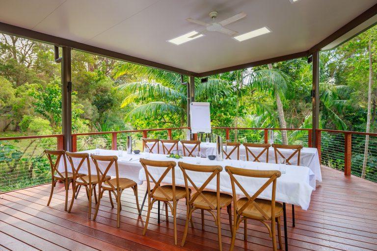 Breakfast catering delivered to a Brisbane boardroom meeting